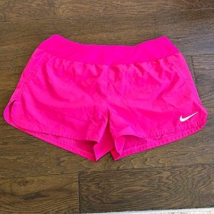 pink nike drift athletic shorts